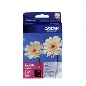 Genuine Brother LC-39 Magenta ink cartridge - 260 pages each