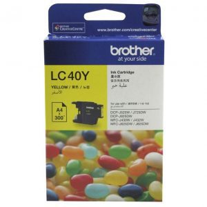 Genuine Brother LC-40 Yellow ink cartridge - 300 pages