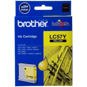 Genuine Brother LC-57 Yellow ink cartridge - 400 pages