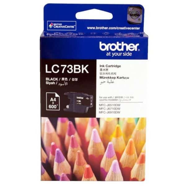 Genuine Brother LC-73 Black ink cartridge - 600 pages