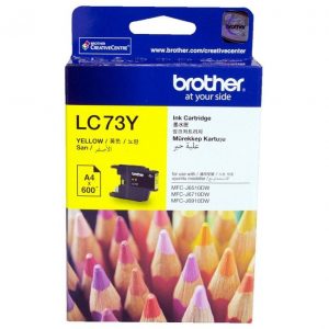 Genuine Brother LC-73 Yellow ink cartridge - 600 pages