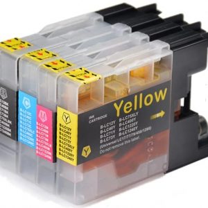 Compatible Brother LC-77 Value Pack 4pk (B,C,M,Y) ink cartridge - see singles for yield
