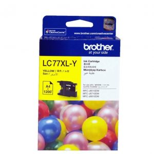 Genuine Brother LC-77XL Yellow ink cartridge - 1200 pages
