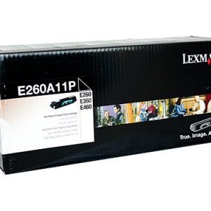 Genuine Lexmark E260A11P Black toner cartridge - 3,500 pages