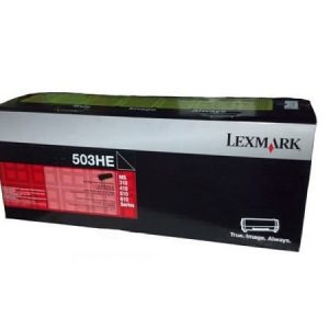 Genuine Lexmark 50F3H0E (503H) Black High Yield toner cartridge - 5,000 pages