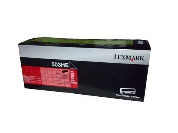 Genuine Lexmark 50F3H0E (503H) Black High Yield toner cartridge - 5,000 pages