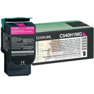 Genuine Lexmark 80C8SM0 (808S) Magenta High Yield toner cartridge - 2,000 pages