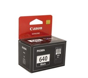 Genuine Canon PG-640 Black Standard Yield ink cartridge - 180 pages