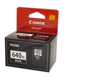 Genuine Canon PG-640XL Black High Yield ink cartridge - 400 pages