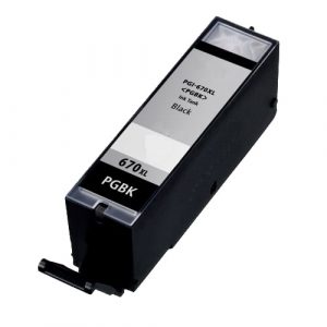 Compatible Canon PGI-670XL Black ink cartridge - 500 pages
