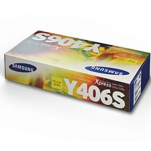 Genuine Samsung CLT-Y406S Yellow toner cartridge - 1,000 pages