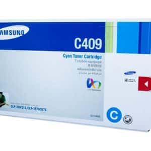 Genuine Samsung CLT-C409S Cyan toner cartridge - 1,000 pages