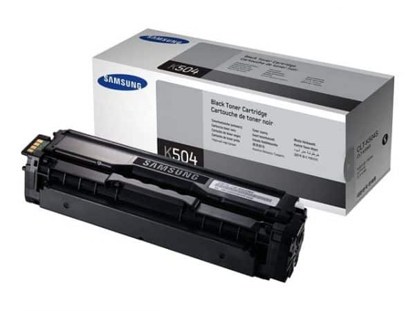 Genuine Samsung CLT-K504S Black toner cartridge - 2,500 pages