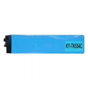 Compatible Kyocera TK-554 Cyan toner cartridge - 6,000 pages