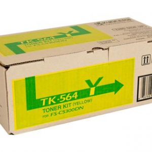 Genuine Kyocera TK-564Y Yellow toner cartridge - 10,000 pages
