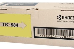 Genuine Kyocera TK-584Y Yellow toner cartridge - 2,800 pages