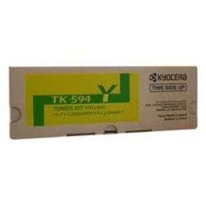 Genuine Kyocera TK-594Y Yellow toner cartridge - 5,000 pages