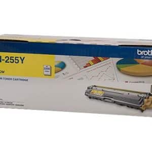 Genuine Brother TN-255 Yellow toner cartridge - 2,200 pages