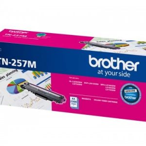 Genuine Brother TN-257 Magenta toner cartridge - 2,300 pages