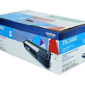 Genuine Brother TN-340 Cyan toner cartridge - 1,500 pages