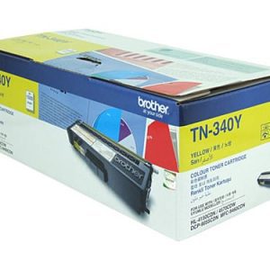 Genuine Brother TN-340 Yellow toner cartridge - 1,500 pages