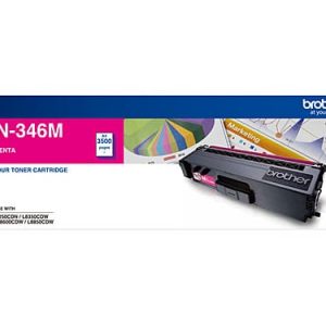 Genuine Brother TN-346 Magenta toner cartridge - 3,500 pages