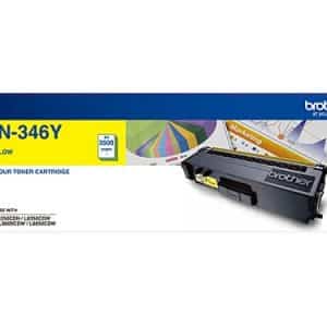 Genuine Brother TN-346 Yellow toner cartridge - 3,500 pages