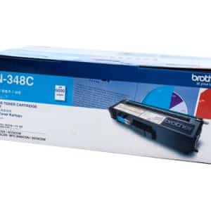 Genuine Brother TN-348 Cyan toner cartridge - 6,000 pages