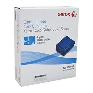 Genuine Xerox 108R00985 Cyan solid ink stick 6pk - 17,300 pages