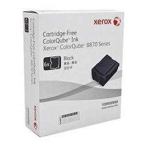 Genuine Xerox 108R00988 Black solid ink stick 6pk - 16,700 pages